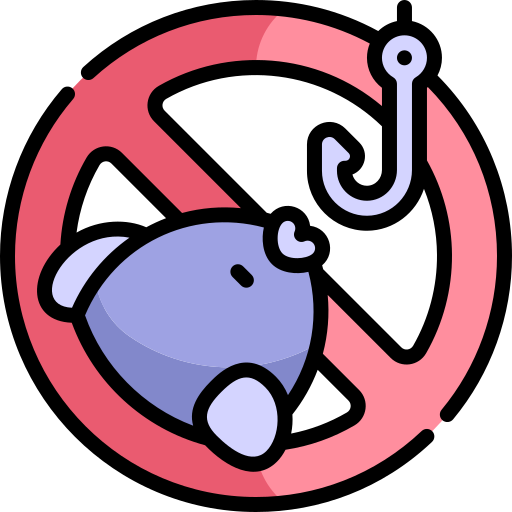 Ícone de pesca proibida